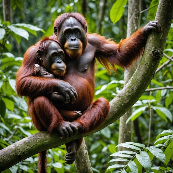 Où observer les orangs-outans dans leur habitat naturel à Bornéo, Malaisie?